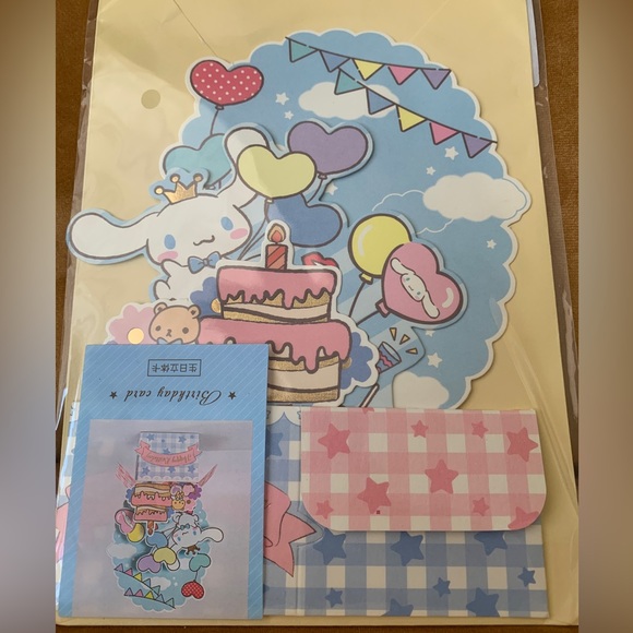 NEW MY MELODY & CINNAMOROLL BIRTHDAY CARDS - Picture 4 of 4